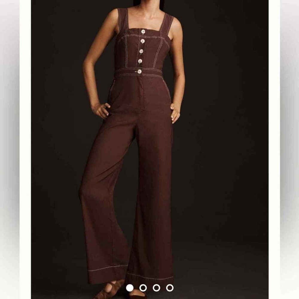 NWT Anthropologie Maeve Port Side Collete Jumpsuit